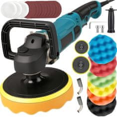 MG Car Polisher V1 polirni stroj za avto 280W, moder