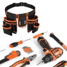 MG Tool Belt pas za orodje, črn