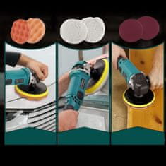 MG Car Polisher V1 polirni stroj za avto 280W, moder