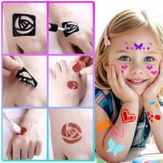 MG Tattoo Kit komplet za tetoviranje za otroke, bleščeče