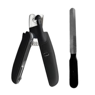 MG Pet Clipper električni strižnik krempljev za mačke in pse, črn