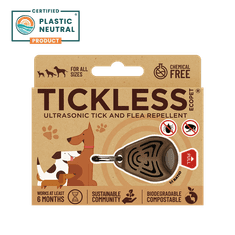 Tickless Ecopet ultrazvočni odganjalec klopov in bolh, rjav