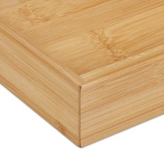 Northix Set 2 bambus stojal za začimbe za predal 3 nivoji