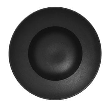 RAK NEOFUSION, GOURMET KROŽNIK GLOBOKI, ČRN, 26 CM, 1 KOS