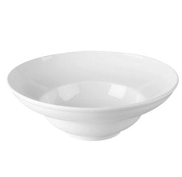 RAK CLASSIC GOURMET, KROŽNIK GLOBOKI, BEL, 23 CM, 1 KOS