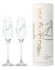 POROČNI SET KOZARCEV ZA PENINO, V TULCU, 210 ML, 2 KOS