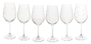 Crystalex ELEMENTS, KOZARCI ZA VINO, 450 ML, 6 KOS