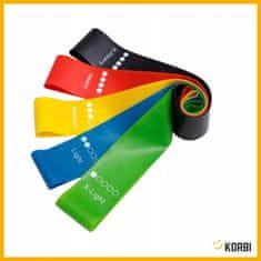 Korbi Korbi set 5 mini upornih trakov