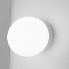 Aga Toaletna miza z ogledalom in osvetlitvijo + tabure Mat bela