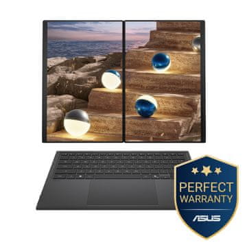 ASUS Zenbook Duo UX8407AA-SN094X prenosnik, Core Ultra X9 388H, 35,56cm (14), WQXGA+, OLED, 32GB, 2TBSSD, W11P (90NB16V1-M009K0)
