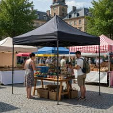 Greenline pop-up paviljon / tenda 3x3m - črn