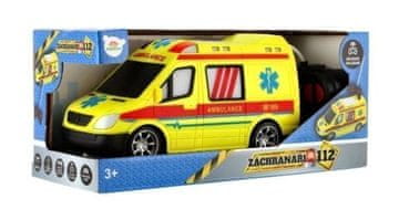 Teddies Avto RC ambulanta plastični daljinski upravljalnik