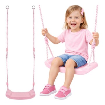 Kruzzel Otroška plastična vrtna gugalnica - Roza