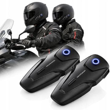 Farrot motoristični interkom Bluetooth, jasen zvok, enostavna uporaba – 2 kosa