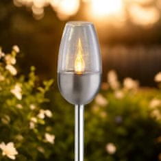 Kynast Vrtna LED solarna svetilka bakla 119 cm