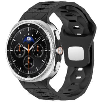 BStrap Silicone Grid pašček za Samsung Galaxy Watch 8, black
