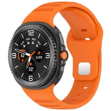 BStrap Silicone Dotline pašček za Samsung Galaxy Watch 8, orange