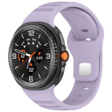 BStrap Silicone Dotline pašček za Samsung Galaxy Watch 8, purple