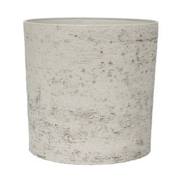 G21 Okrasni lonček za rože G21 Baltic Coil 43×43×43 cm, svetlo siv, za zunaj in znotraj