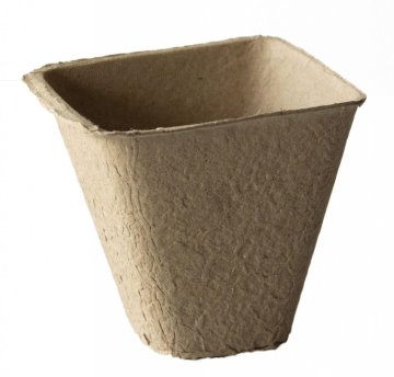 eoshop Papirnati lončki za sadike 8×8×8 cm, biorazgradljivi, 18 kosov