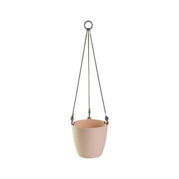 Plastkon Viseči cvetlični lonec ARIELLA roza, premer 21 cm, mat površina