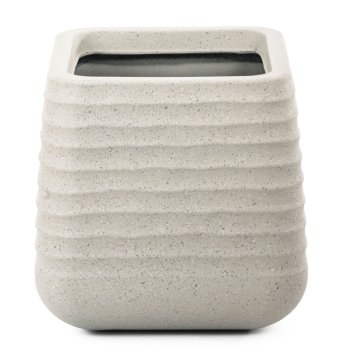 G21 Cvetlični lonec G21 Sand Cube 28 x 28 x 27,5 cm, bež, za notranjo in zunanjo uporabo