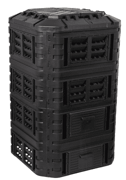 Rojaplast Modularni Komposter 1260L Qbrick PRO - Črna, Visoka Odpornost