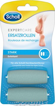 Scholl Nadomestne glave za električno pilico Velvet Smooth Medium rough z morskimi minerali 2 kosa