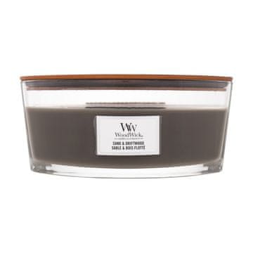 Woodwick Sand & Driftwood dišeča svečka unisex