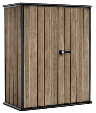 KETER Keter Signature 1 vrtna omara 1400 L, DecoCoat, Ashwood, 140 × 74 × 170 cm
