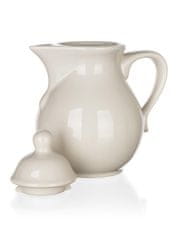 Banquet Kuhalnik 1,25l NATURAL Keramika slonokoščene barve