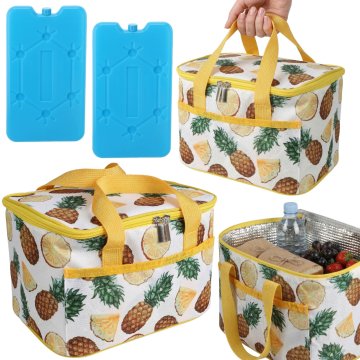 GARDEN LINE termo torba s prostornino 6L in dvema hladilnima vložkoma, izolirana torba za malico