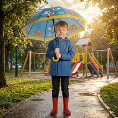 Sonic the Hedgehog SONIC Otroški dežnik za dečka, zložljiv avtomatski dežnik