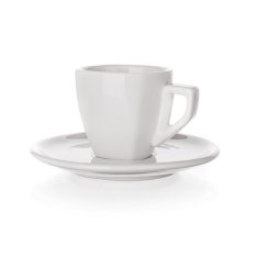 Banquet Garnitura skodelice s podstavkom kvadratna ALBA porcelan, 60ml
