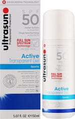 ultrasun ULTRASUN ACTIVE TRANSPARENT GEL SPF 50, 150 ml