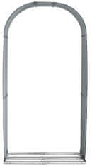 Rojaplast Kovinski Antracitni Kompostnik s Pokrovom 103x40x200cm