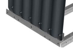 Rojaplast Kovinski Antracitni Kompostnik s Pokrovom 103x40x200cm