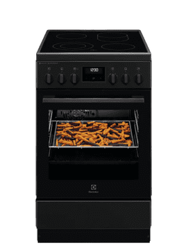 Electrolux LKR564276K steklokeramični štedilnik, funkcija SteamBake in AirFry, mat črna (943005710)