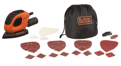 Black+Decker VIBRACIJSKI BRUS Mouse 55 W+10X PRIBOR+TORBA BEW230BCA