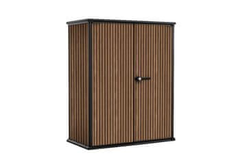 KETER Vrtna shranjevalna omara Keter Signature Venetian 1400 l, rjava, 2 polici