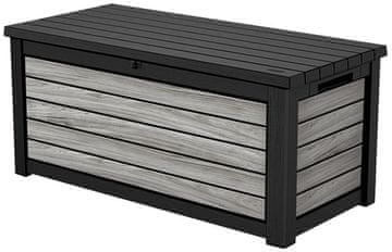 KETER Keter Signature Horizontal vrtna shranjevalna skrinja 630 L, siva (Storm Grey)