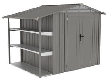 Rojaplast Luksuzna vrtna garnitura AMY X-B iz umetnega ratana in aluminija