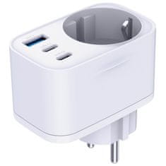 3MK Bela, omrežna polnilnica za hitro polnjenje, za do 4 naprave 3mk Hyper Comfort Charger GaN PD 30W
