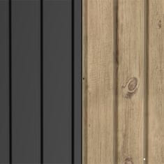 Duramax Duramax kovinska kolesarnica 4,1 m², imitacija lesa, 203×202×163 cm, rjava