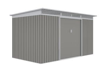 G21 Kovinska vrtna lopa GRAH 700, 340 x 206 cm, kovinsko siva