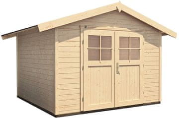 eoshop WEKA lesena vrtna hiška 122, 380x274x253 cm, smreka