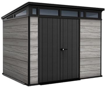 KETER PENT Signature vrtna lopa 9x7 DECOCOAT, siva/antracit, 279x216x226 cm