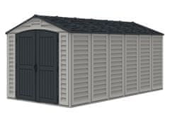 Duramax Duramax Apex Pro vrtna lopa 12 m² z talnim okvirjem, vinil, siva/antracit