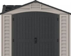 Duramax Duramax Apex Pro vrtna lopa 12 m² z talnim okvirjem, vinil, siva/antracit