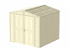 Duramax Duramax DuraMate vrtna lopa 240×242×186 cm, vinil, bež, s talnim okvirjem